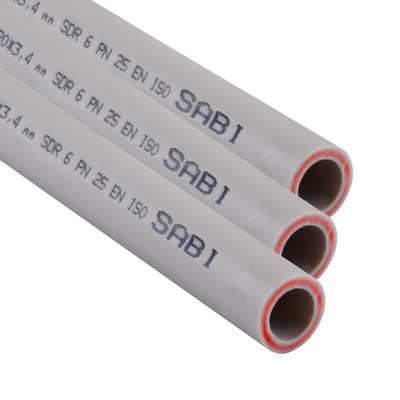 Труба Sabi PPR Fiber PIPE ф40*6.7mm PN 25 зі скловолокном 11257 фото